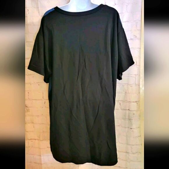 NWT Maria Calderara Black Knit/ Indigo Blue Oversized Tunic Sz. Large/MC 4 $648 - Picture 3 of 5